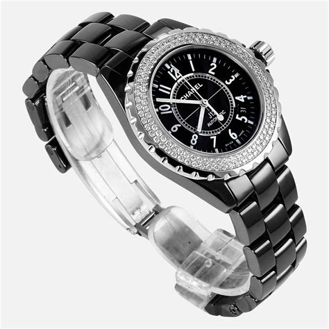 chanel j12 black ceramic automatic|Chanel j12 ceramic watch price.